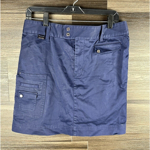 POLO GOLF Ralph Lauren‎ Women blue Sz 10 Polo Poly Skort Pockets Polyester Blend